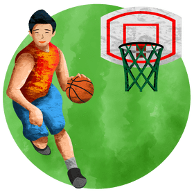 Basketball vector