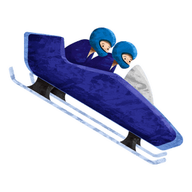 Bobsleigh clipart