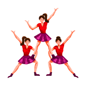 Cheerleading clipart