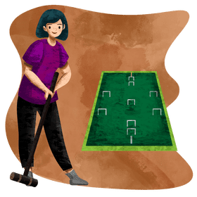 Croquet vector