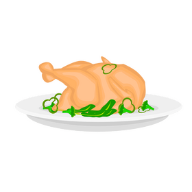 Chicken paprikash clipart