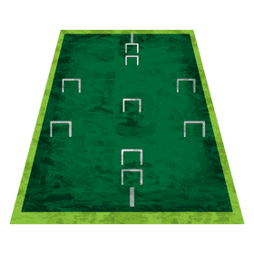 Croquet field clipart