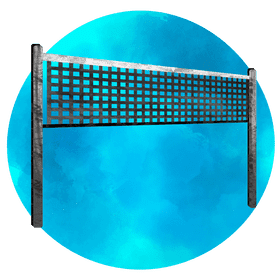 Volleyball net vector