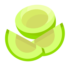 Melon keto diet clipart