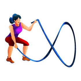 Battle rope clipart