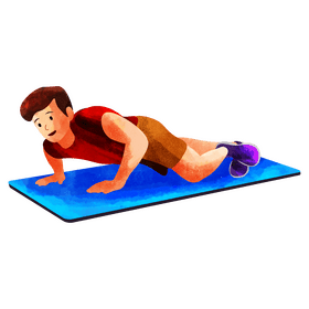 Fitness mat clipart