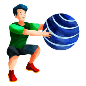 Medicine ball clipart