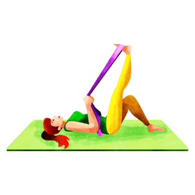 Pilates band clipart
