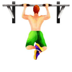 Pull up bar clipart