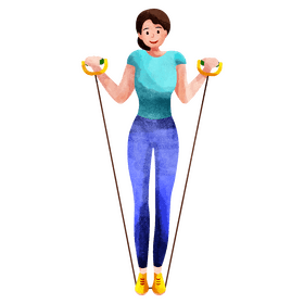 Resistance bands clipart
