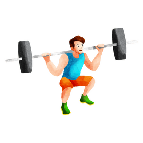 Squat rack clipart