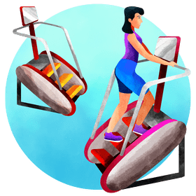 Stair mill vector