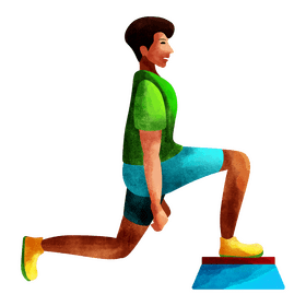 Step platform clipart