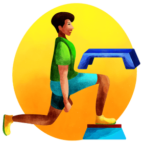 Step platform vector