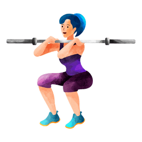 Training bar barbell clipart