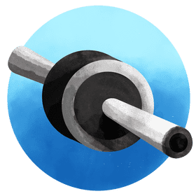 Ab roller only vector