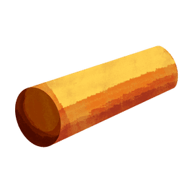 Cork massage roller only clipart
