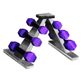 Dumbbell set only clipart