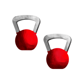 Kettle bell only clipart