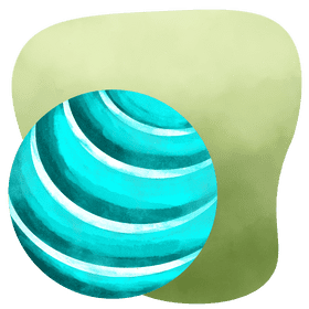 Medicine ball only vector