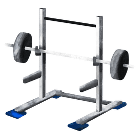 Squat rack only clipart