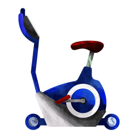 Stationary bike only clipart