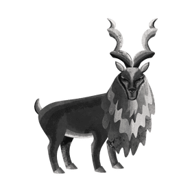 Markhor clipart