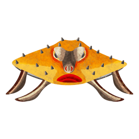 Red lipped batfish clipart