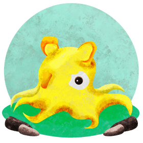 Dumbo octopus vector