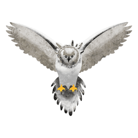 Crowned eagle clipart