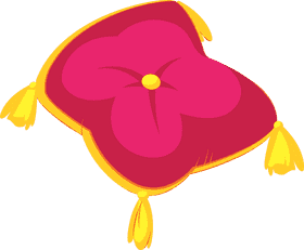 Royal pillow clipart