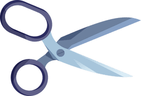 Hair cutting scissors clipart