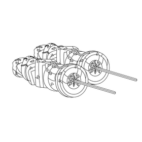 Vegetarian Food Vegetarian kebab black and white clipart