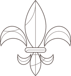 Joker symbol logo black and white clipart