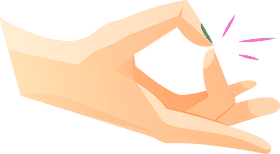 Yoga mudra clipart