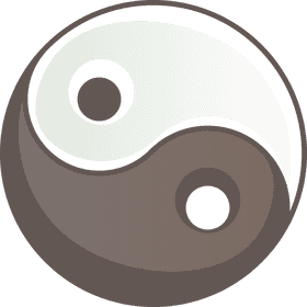 Yin yang clipart
