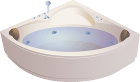 Jacuzzi bathtub clipart