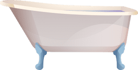 Classic bathtub clipart