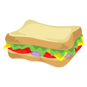 Sandwich healthy food clipart