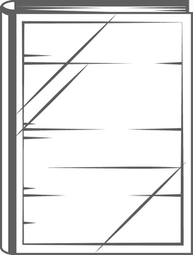 Book black and white clipart