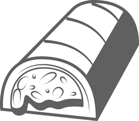 Jammy biscuit black and white clipart