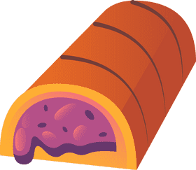 Jammy biscuit clipart