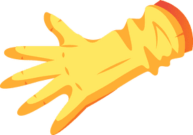 Cleaning glove clipart