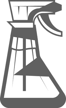 Cleaner spray black and white clipart