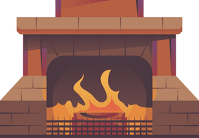 Fireplace clipart