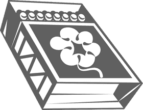 Matches black and white clipart