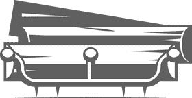 Wood for fireplace black and white clipart