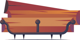 Wood for fireplace clipart