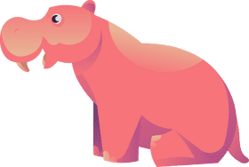 Hippopotamus clipart