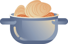 Cooked pasta spaghetti clipart